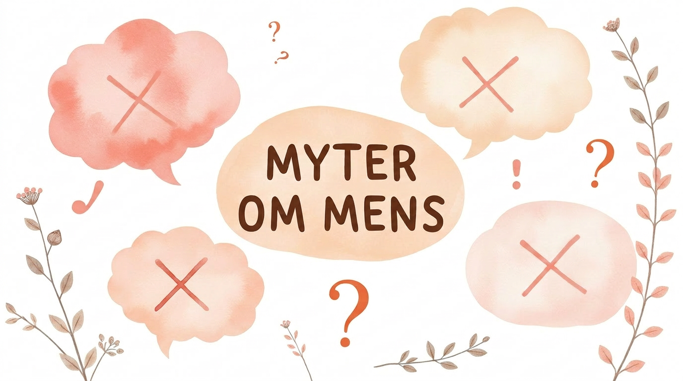 Illustration: Myter om mens